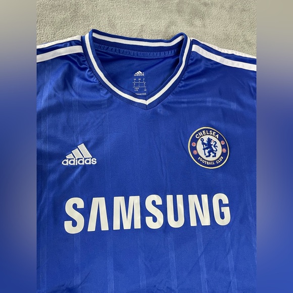 Adidas Chelsea Mens Soccer Football Jersey Size L Sportswear Climacool #17 - Picture 2 of 16